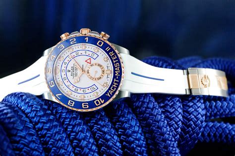 rolex yacht master ii rubber strap|rolex 44mm rubber straps.